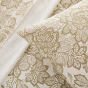Riana Completo letto Flanella Matrimoniale - Completo letto in stampa pizzo floreale