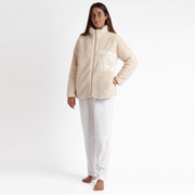 57541-0 - Giacca da donna con zip super borbida in coral