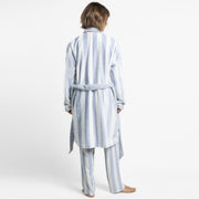 67386-0 - Vestaglia calda a maniche lunghe con righe leggere