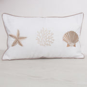 Cuscino Tragara 30x50cm - Cuscino arredo 30x50cm ricamato sfoderabile