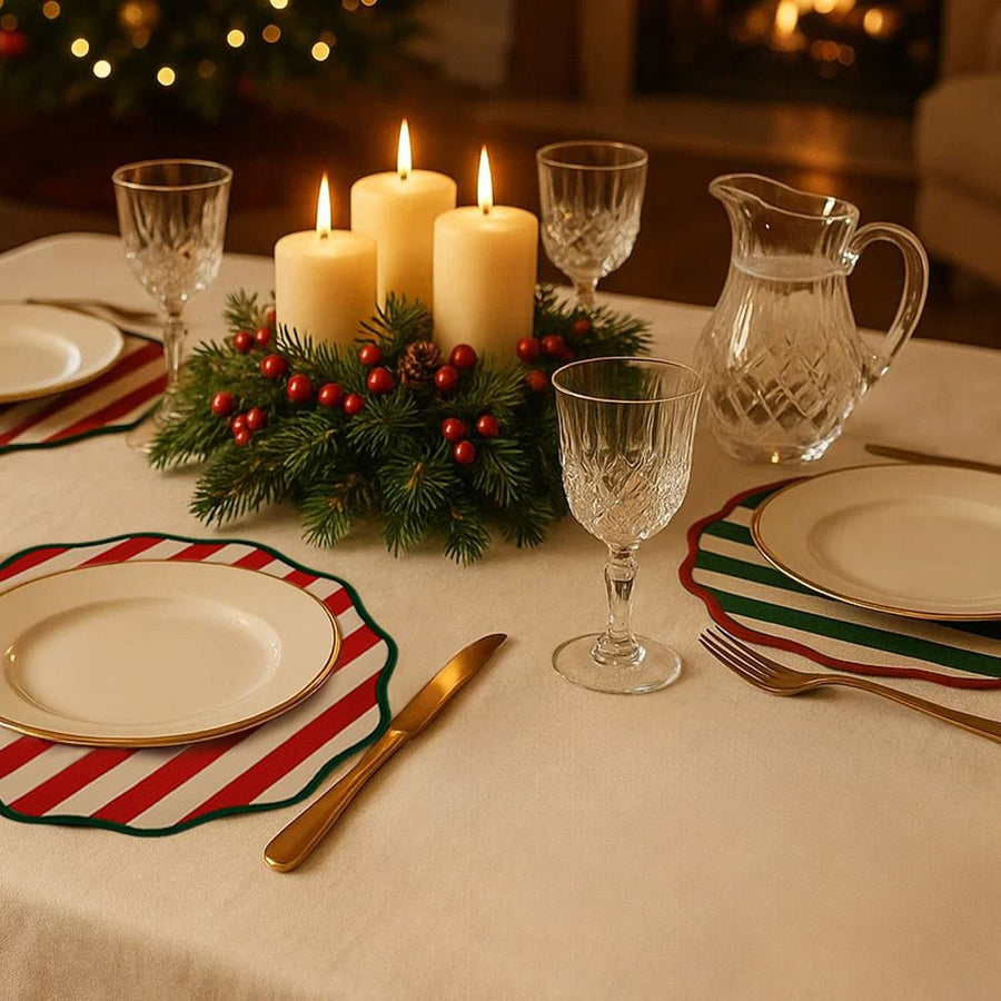 Tovaglietta Baita - Tovaglietta natalizia in cotone Maestri cotonieri