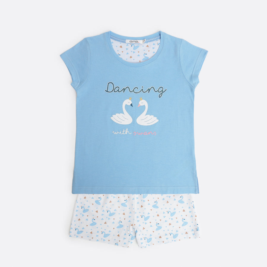 Pigiama bambina mezza manica e short - 63350-0