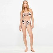 Costume due pezzi con slip vita alta regolabile e reggiseno a fascia - 2/30300