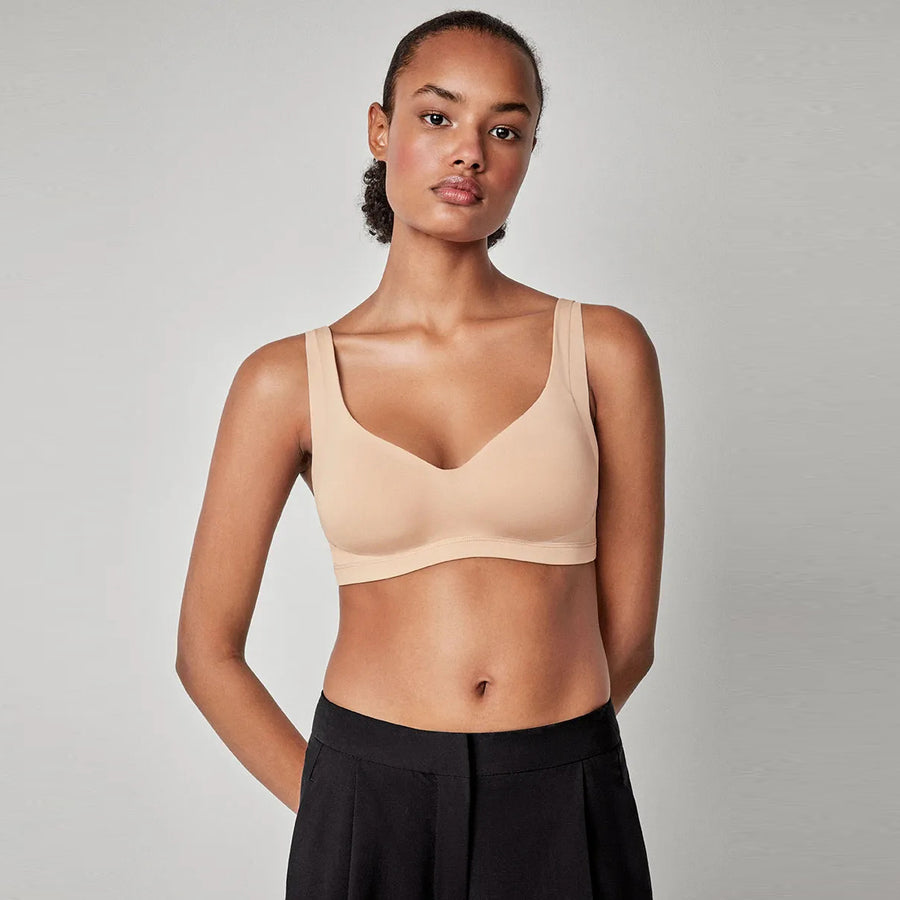 1/10038 - Reggiseno a copertura totale senza ferretto con imbottitura in schiuma