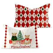 Federe Teddy - Set di 2 Federe Natalizie Digitali Teddy Maestri Cotonieri Home