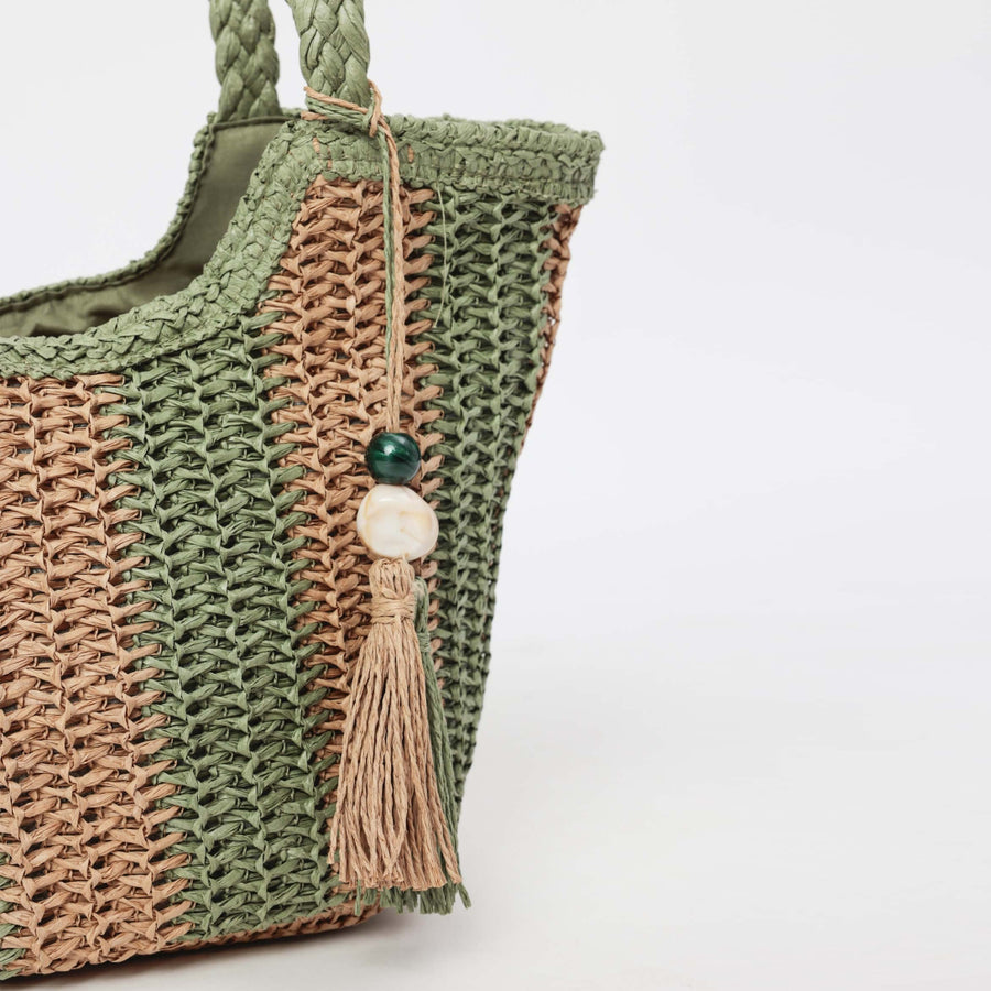 Borsa mare in rafia - 18040-0