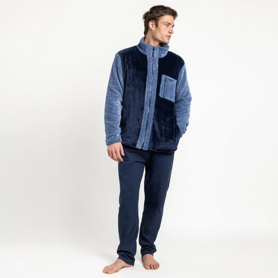67431-0 - Vestaglia chiusura a zip e tasche laterali