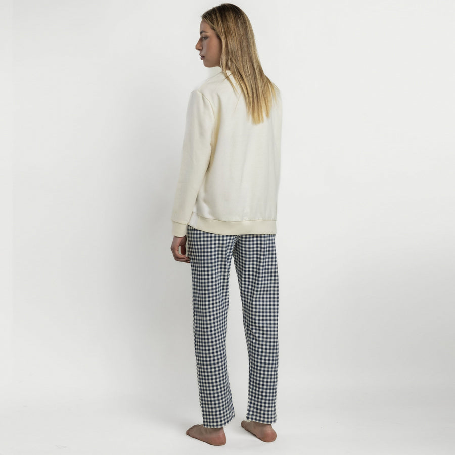 64595-0 - Pigiama a maniche lunghe da donna