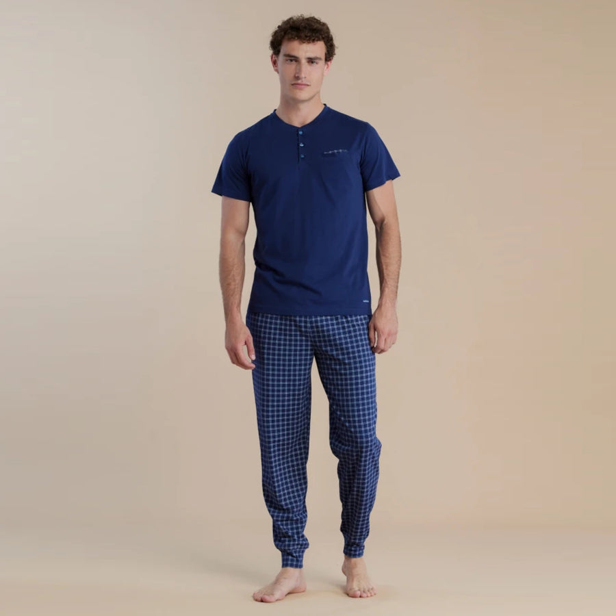 Pigiama uomo mezza manica e pantalone lungo -  FC3052AB