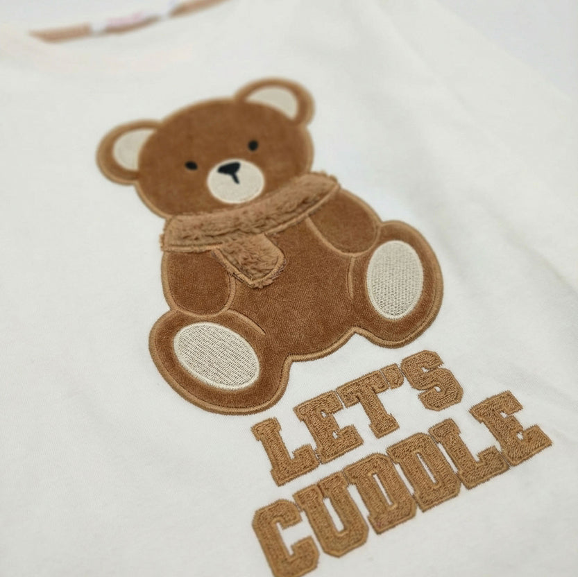 64360-0 - Pigiama a maniche lunghe Bear per bambine
