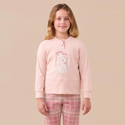 FE2533 - Pigiama bambina caldo cotone  barboncino