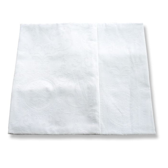 Capri Salvacuscini - Set di due federe damascate con zip