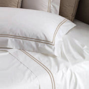 Clarissa Completo letto Matrimoniale con bordo in percalle