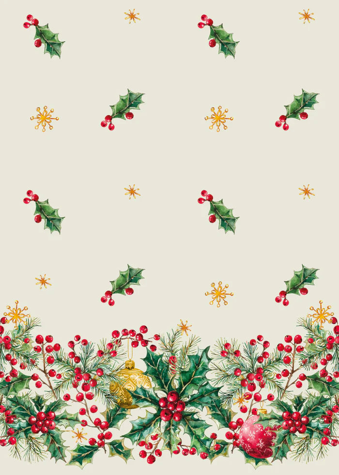 Star light strofinacci -  Riviera Set 3 Canovacci Natalizi In Cotone Stampato Starlight