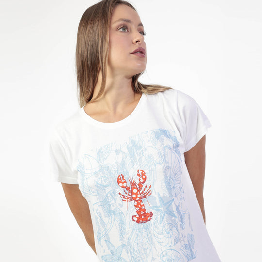 Pigiama donna mezza manica Lobster - 64069-0