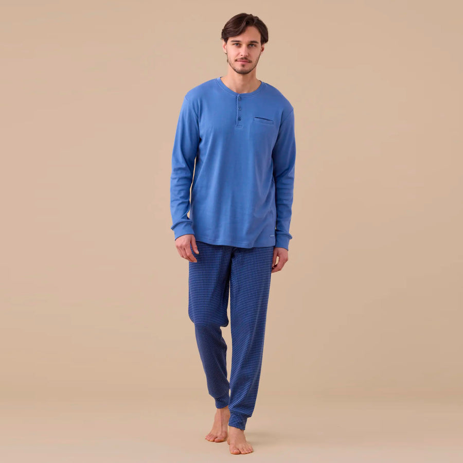 FC3112 - Pigiama uomo invernale in caldo cotone