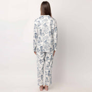 63584-0 - Pigiama in caldo cotone aperto avantitoile de jouy