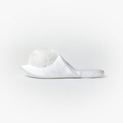 69041-0 - Ciabatte in raso con pompon