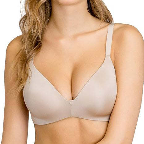 Reggiseno con bretelle regolabili e fascia laterale in pizzo - 1/0345C