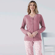 4127L - Pigiama donna aperto avanti