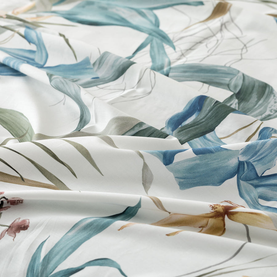 Preziosa Lenzuolo copriletto in raso di cotone Matrimoniale