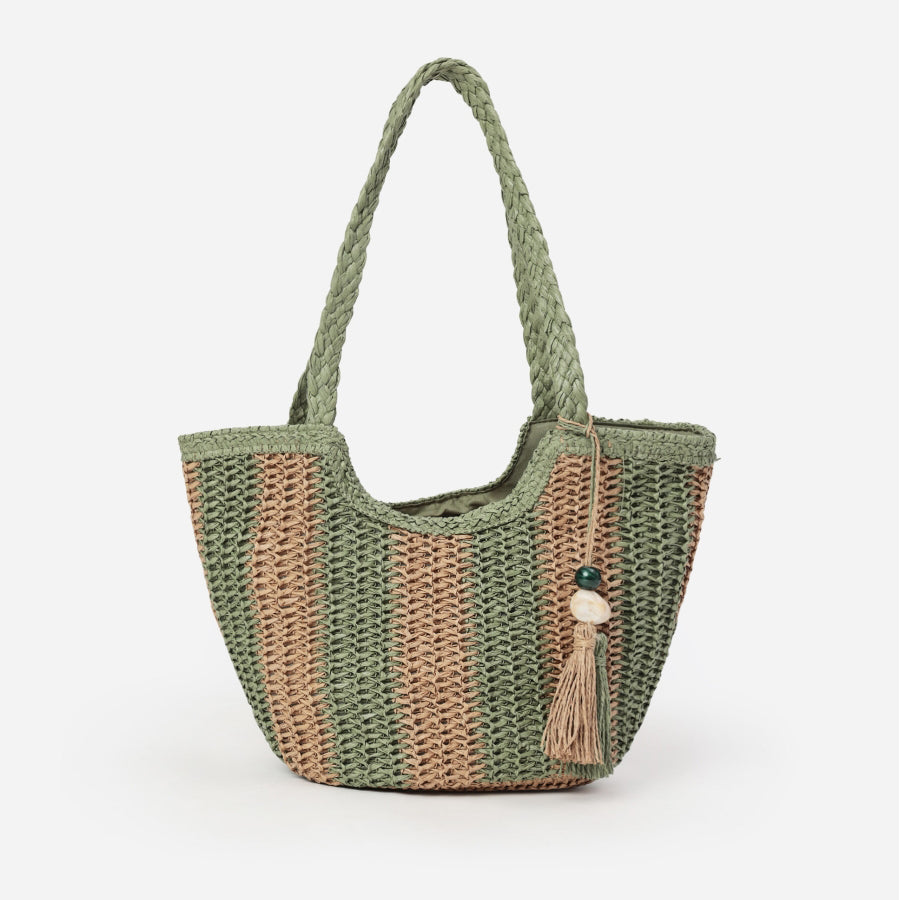 Borsa mare in rafia - 18040-0