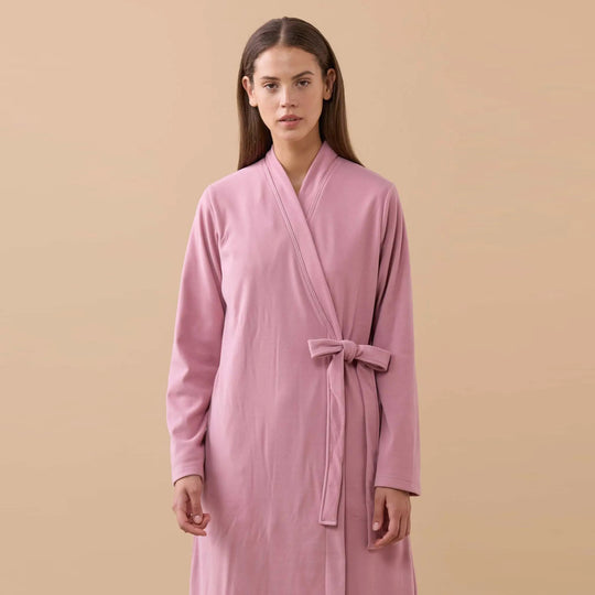 GE2985 - Vestaglia invernale donna micropile sciallata