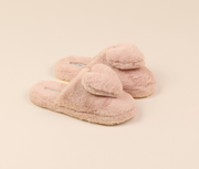 PF3303 - Pantofola donna in eco pelliccia heart Noidìnotte