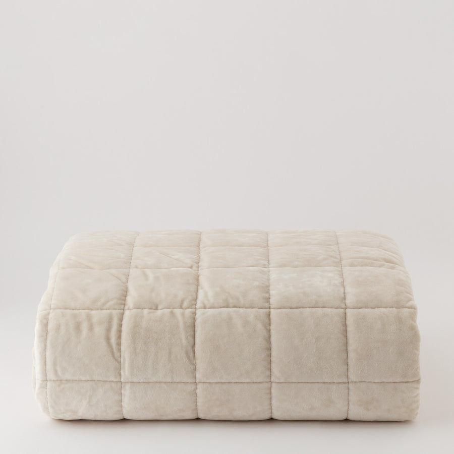 Selina quilt - Quilt Riviera in velluto Selina