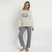 64595-0 - Pigiama a maniche lunghe da donna