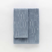 Sorku set 1+1 - Set in spugna jacquard 500gr con disegno a rilievo tinta su tinta