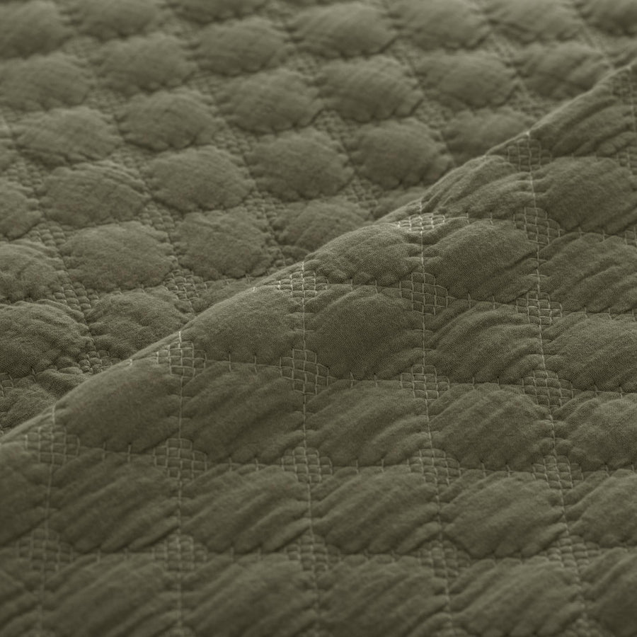 Rombus Trapuntino in mussola di cotone Matrimoniale