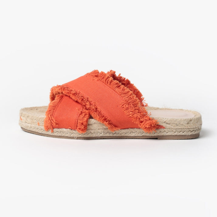 Ciabatta espadrilles a fasce incrociate - 69082-0