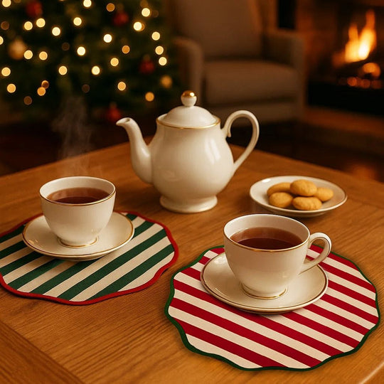 Tovaglietta Baita - Tovaglietta natalizia in cotone Maestri cotonieri