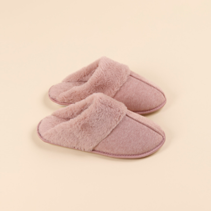 PF3318 - Pantofola donna in acrilico ed eco agnellinoNoidìnotte