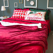 Federe Teddy - Set di 2 Federe Natalizie Digitali Teddy Maestri Cotonieri Home