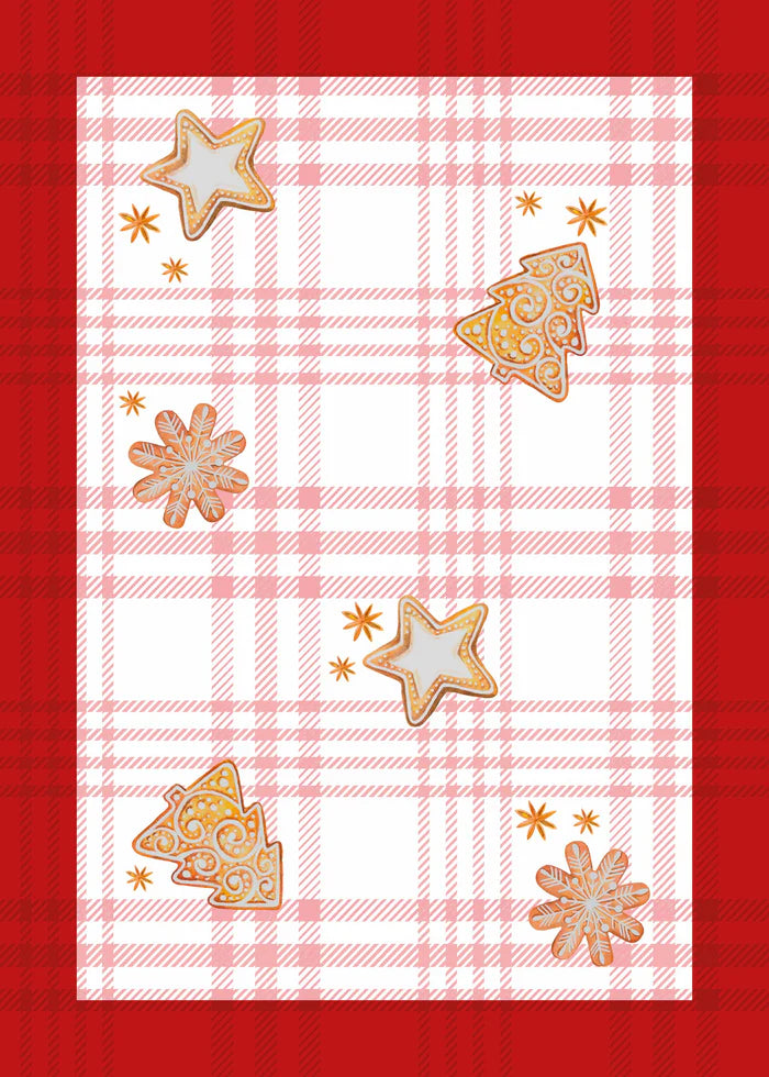 Sweet bread strofinacci -  Riviera Set 3 Canovacci Natalizi In Cotone Stampato Sweet bread