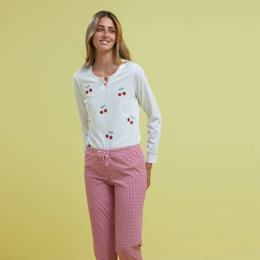 Pigiama donna manica lunga pantalone lungo - FA7669AB