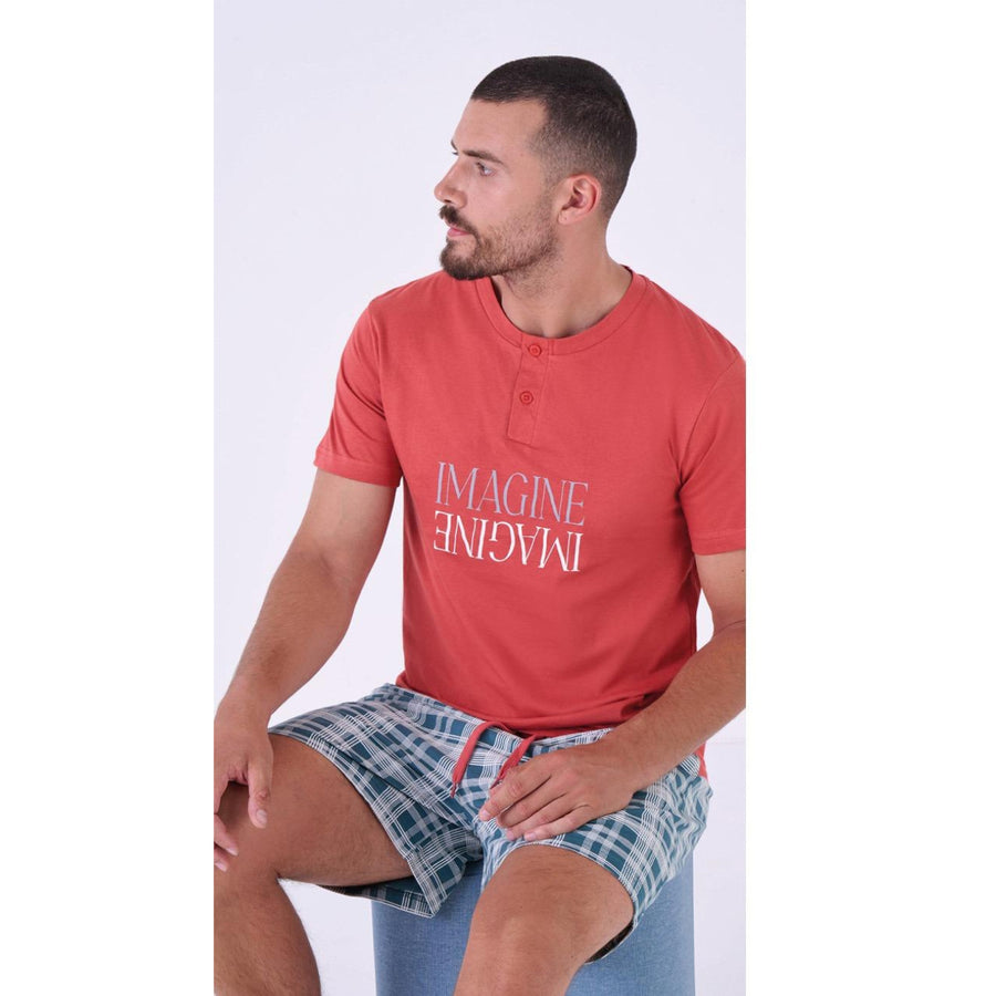 Pigiama uomo mezza manica e bermuda - 3087S