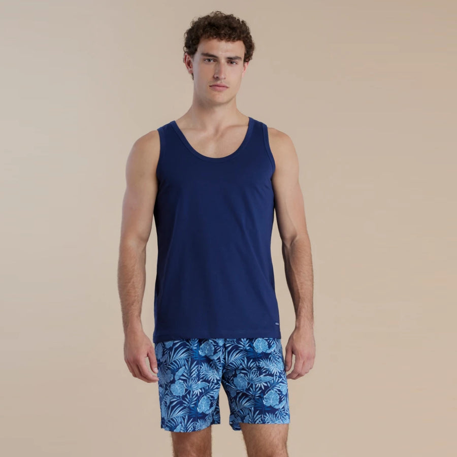 Pigiama uomo spalla larga e bermuda - FC3082AB