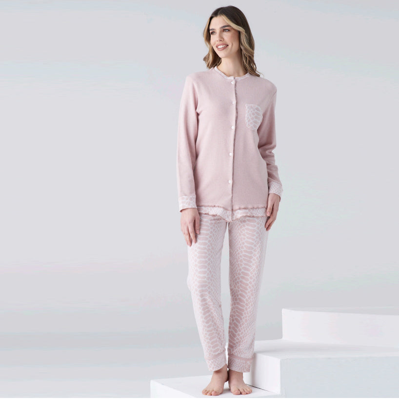 4210L - Pigiama donna aperto avanti