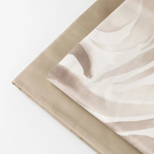 Sauvage completo letto - Lenzuolo in raso di cotone con fantasia animalier