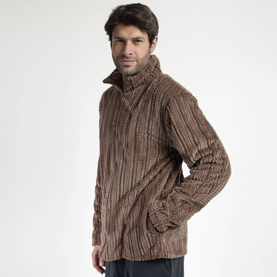 67315-0 - Giacca uomo  in coral con zip