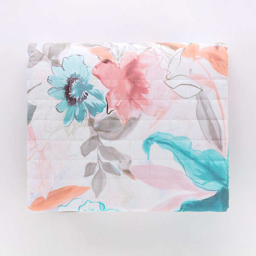 Trapuntino in percalle di cotone - Fleur Quilt