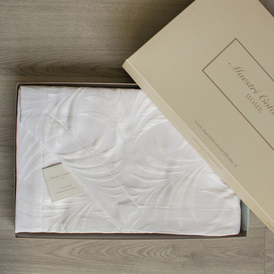 Copriletto Palma - Copriletto Leggero Palma Maestri Cotonieri Home