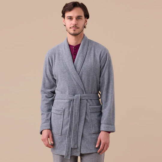 GE3053 - Giacca uomo in micropile tinta unita con tasche