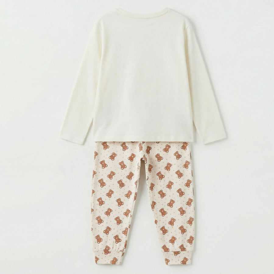 64360-0 - Pigiama a maniche lunghe Bear per bambine