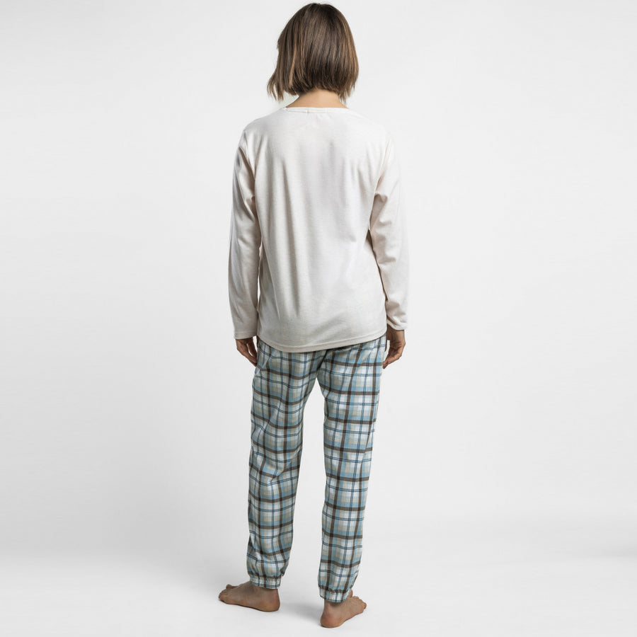 64609-0 - Pigiama caldo cotone