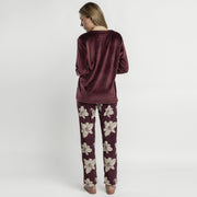 64657-0 - Pigiama a maniche lunghe in ciniglia luxury