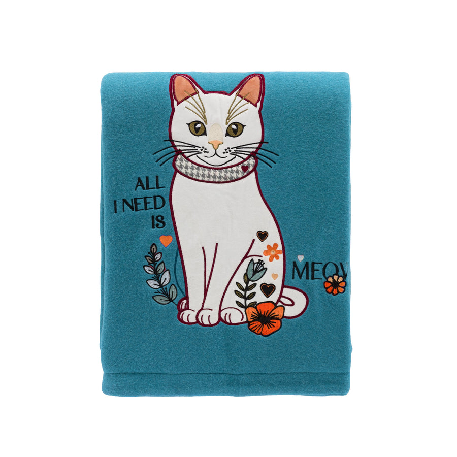 Duchessa plaid - Plaid Ricamato Animals